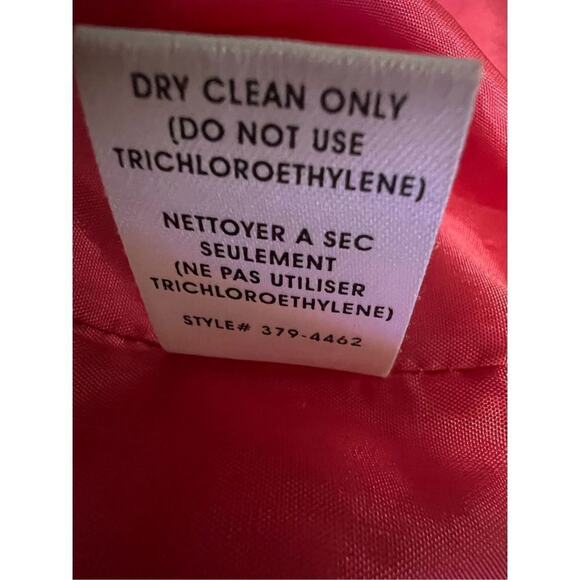 Nanette Lepore Womens‎ Silk Abstract Stripe Wrap V-Neck Shift Dress Red Size 8 - Picture 7 of 7